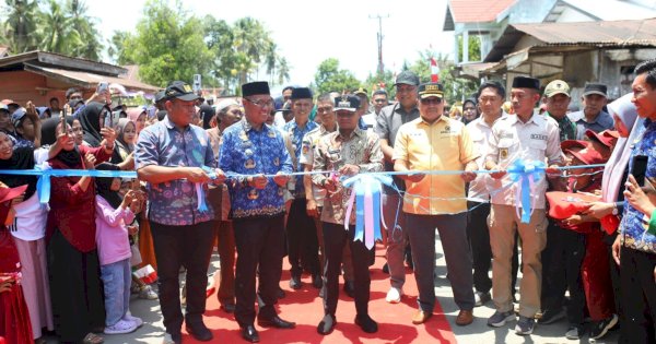 Kasihan! Bupati Bone Andi Asman Tak Sebut Iwan Aras Saat Resmikan Jalan Lemo-Pasaka, Padahal Diperjuangkan di Senayan