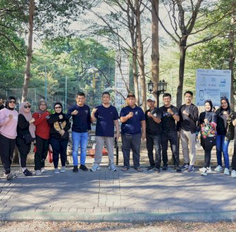 Dispora Makassar Gelar World Clean Up Day 2026 di Taman Pakui