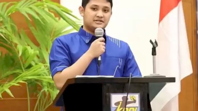 Ketua DPD KNPI Kota Makassar, Baso Muhammad Ikram