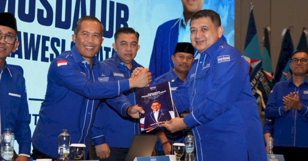 Appi Nahkodai Demokrat Sulsel 2026–2031, Targetkan Kepengurusan Rampung dalam 30 Hari