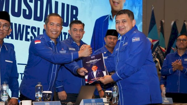 Munafri Arifuddin ditetapkan secara aklamasi sebagai Ketua DPD Partai Demokrat Sulawesi Selatan periode 2026&ndash;2031.