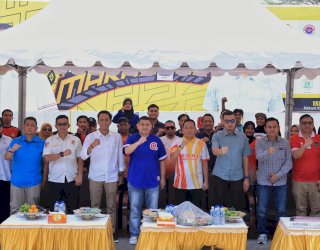 Kadispora Makassar Dampingi Wali Kota pada Launching Kontingen Porprov XVIII Sulsel 2026