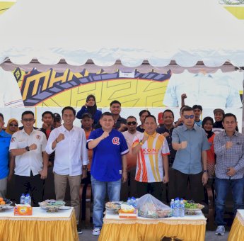 Kadispora Makassar Dampingi Wali Kota pada Launching Kontingen Porprov XVIII Sulsel 2026
