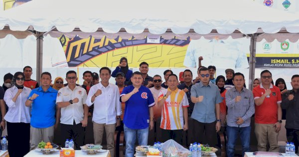 Kadispora Makassar Dampingi Wali Kota pada Launching Kontingen Porprov XVIII Sulsel 2026